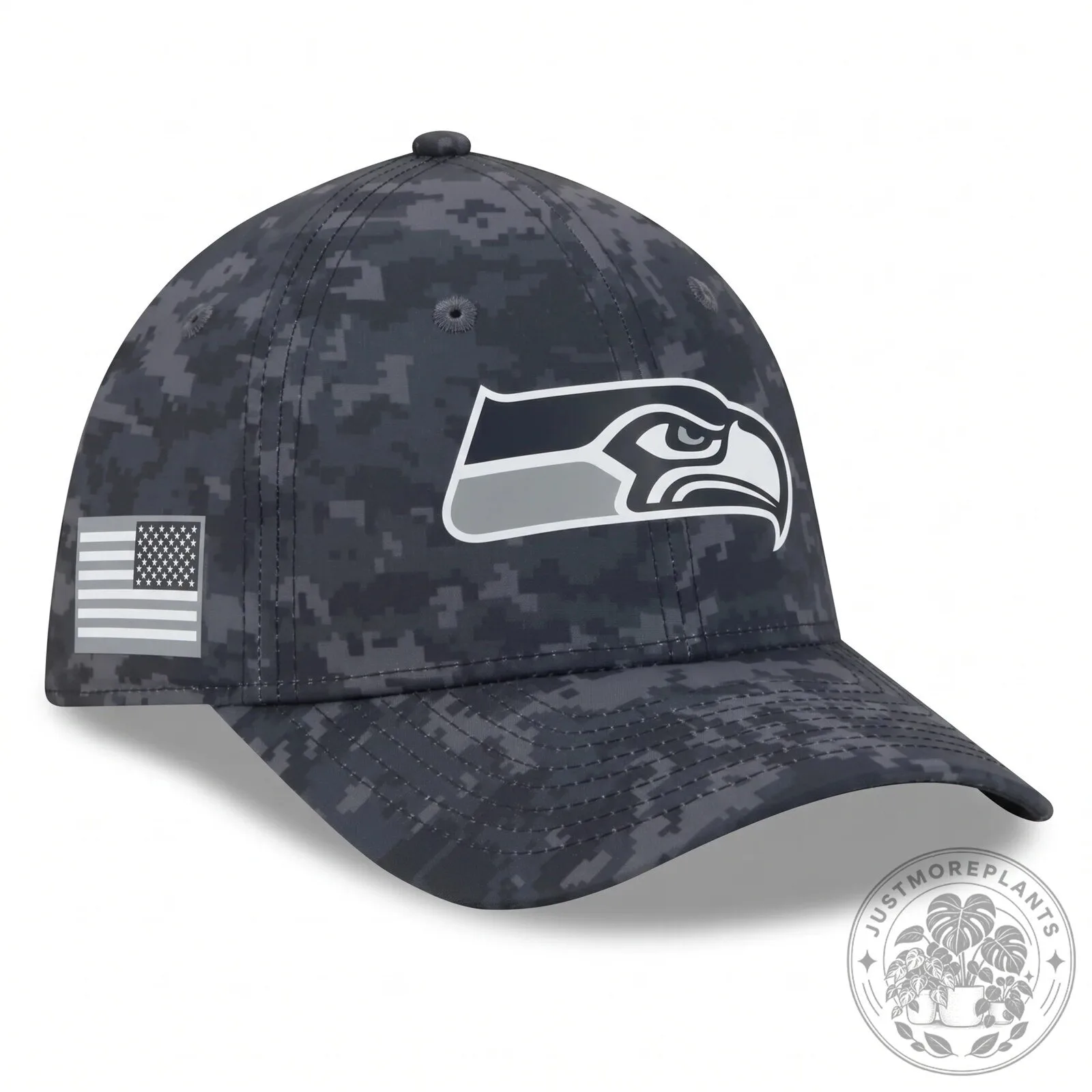 Seattle Seahawks Salute to Service Digital Camouflage Baseball Cap Hat