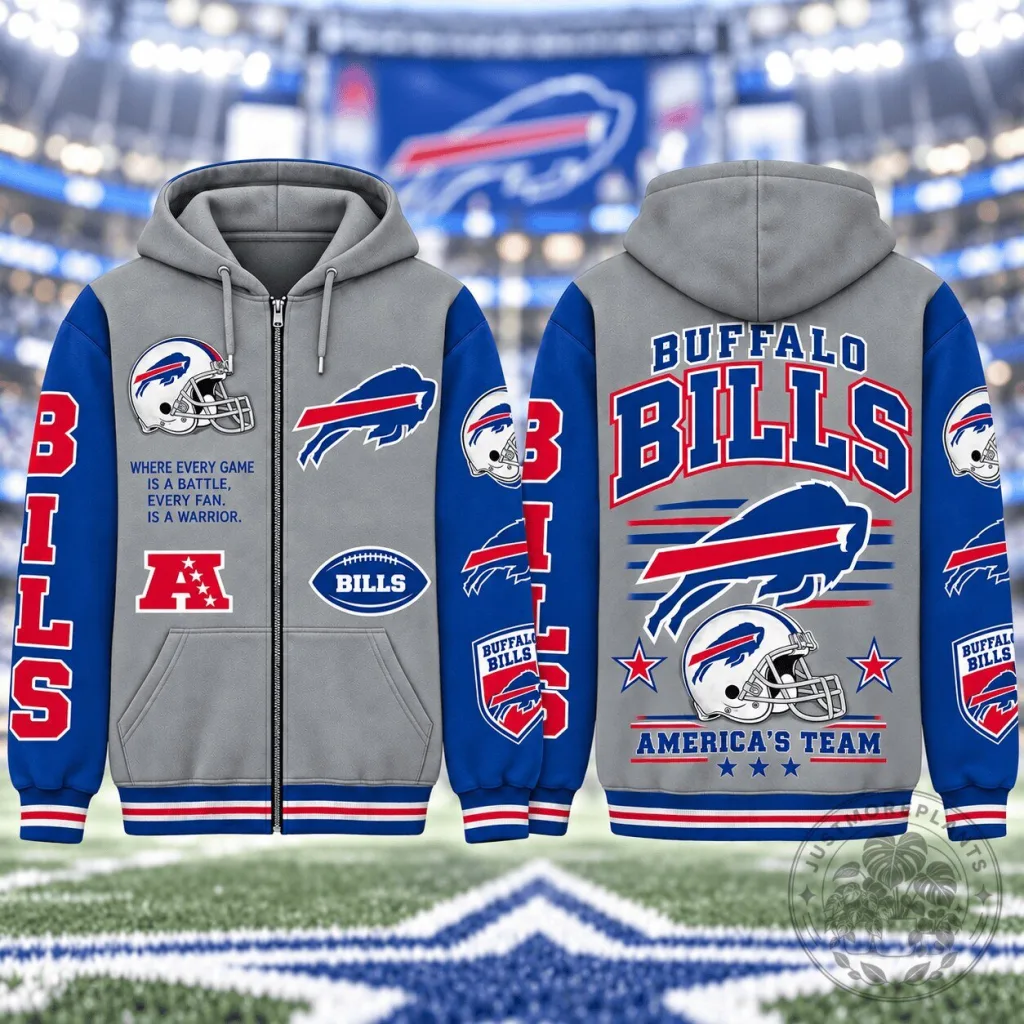 Buffalo Bills NFL Football Team Gridiron Heritage Zip Hoodie Buffalo Bills NFL Football Team Gridiron Heritage Zip Hoodie
