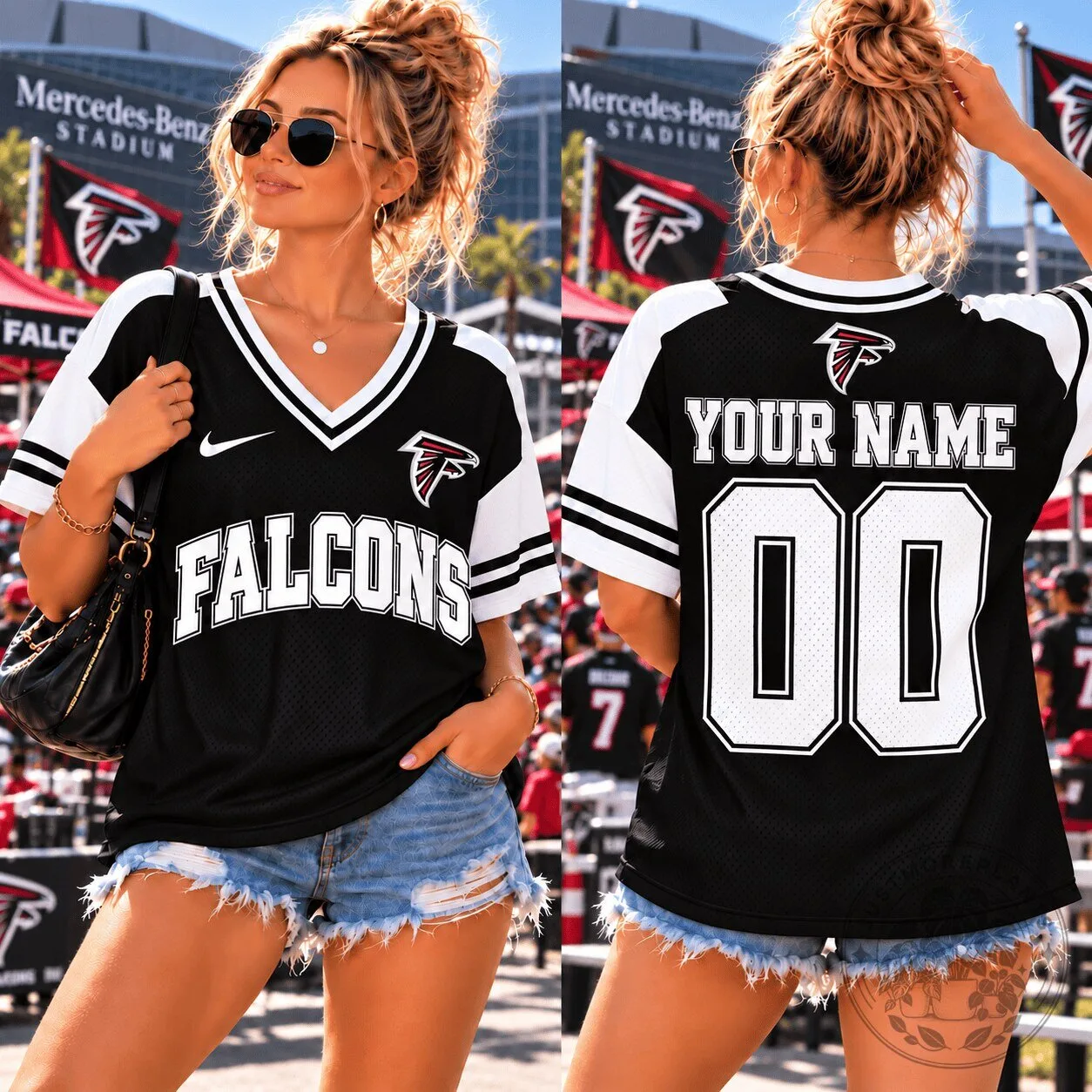 Atlanta Falcons Personalized Football Jersey