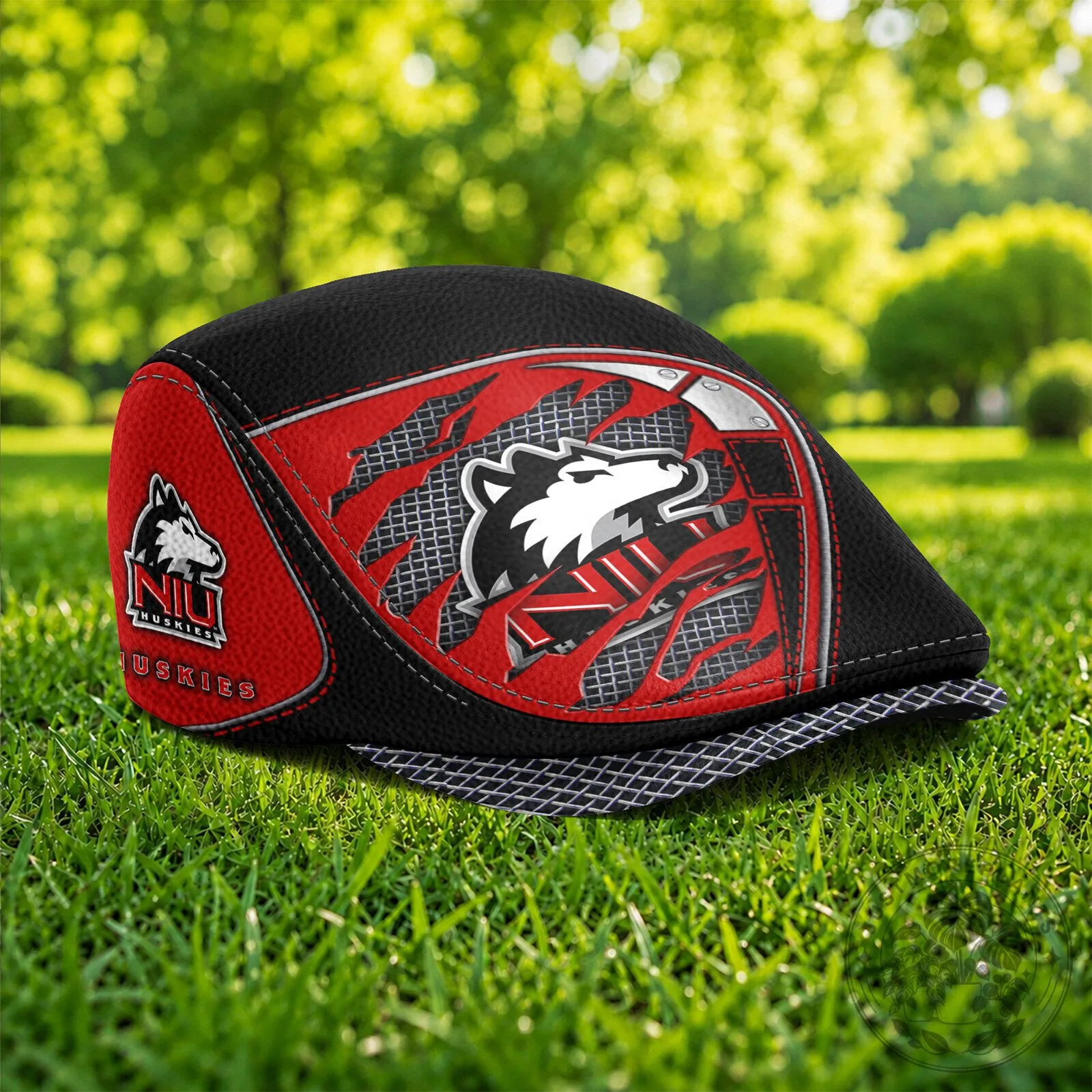 Northern Illinois Huskies NCAA Jeff Cap Flat Cap Golf Hat 9 Northern Illinois Huskies NCAA Jeff Cap Flat Cap Golf Hat
