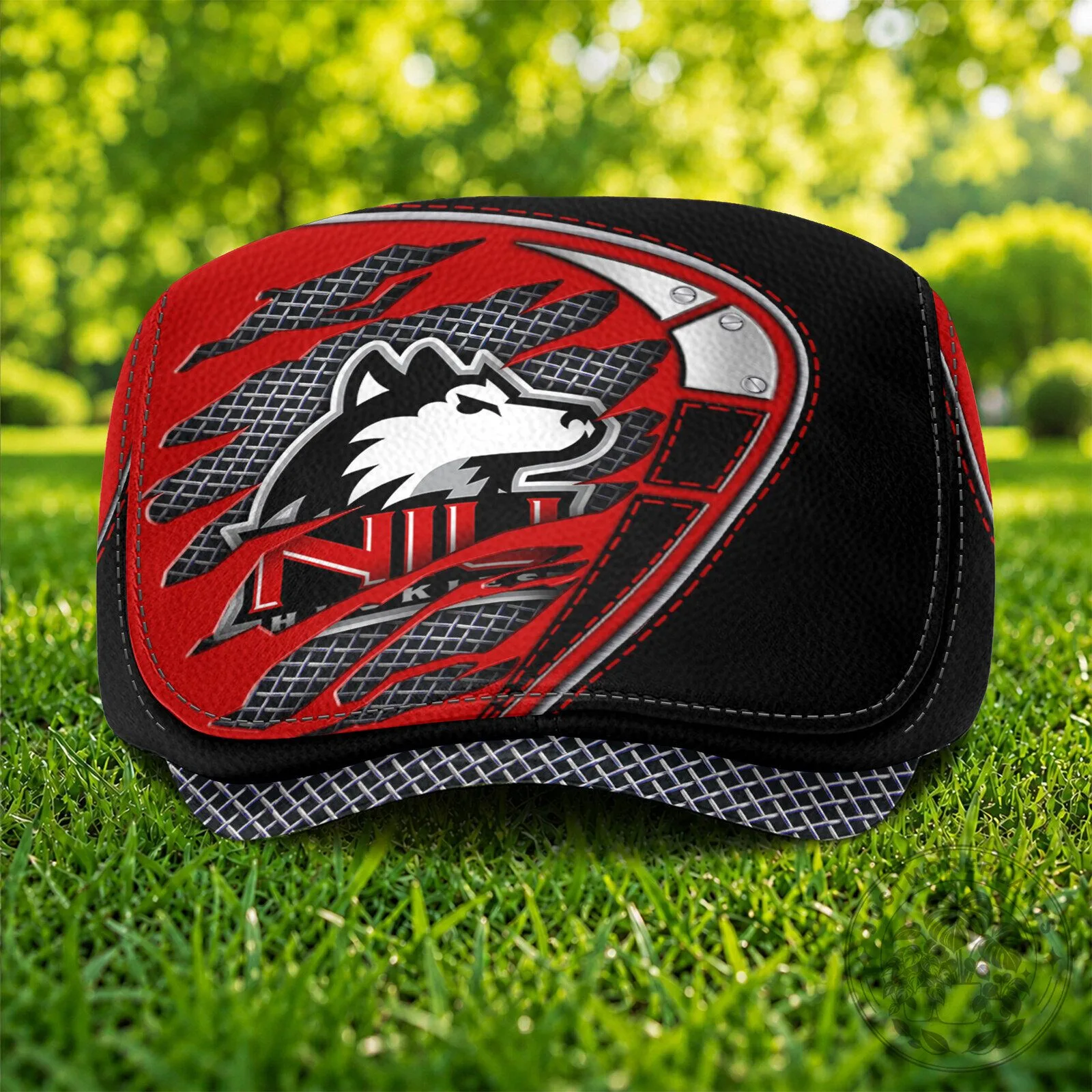 Northern Illinois Huskies NCAA Jeff Cap Flat Cap Golf Hat 10 Northern Illinois Huskies NCAA Jeff Cap Flat Cap Golf Hat