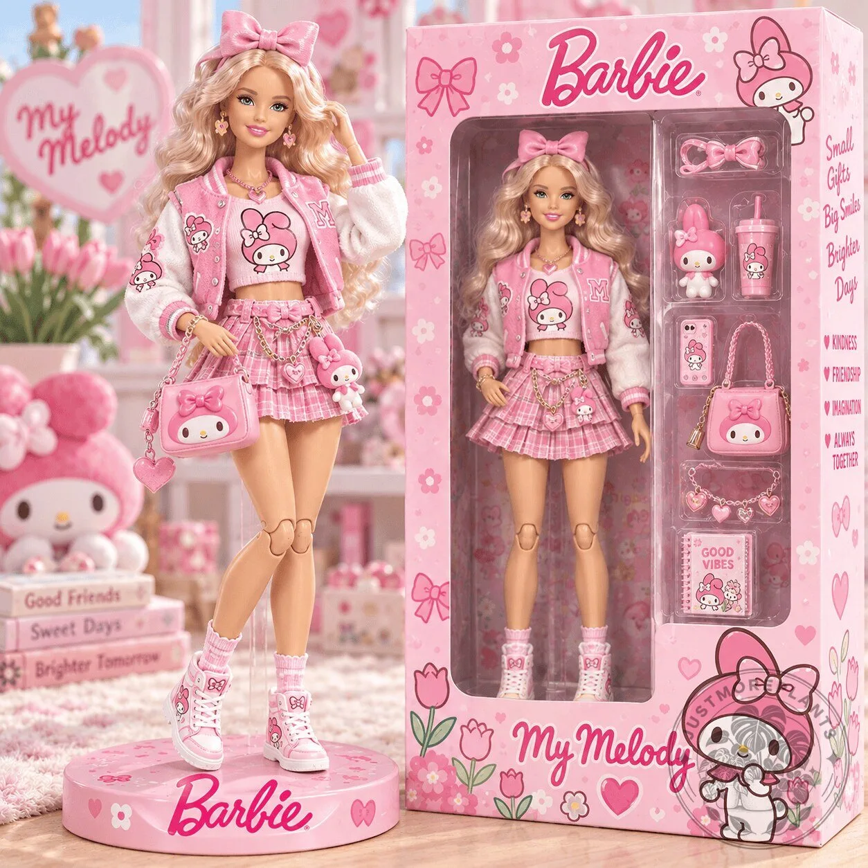Barbie My Melody Premium Commemorative Collectible Doll Figure