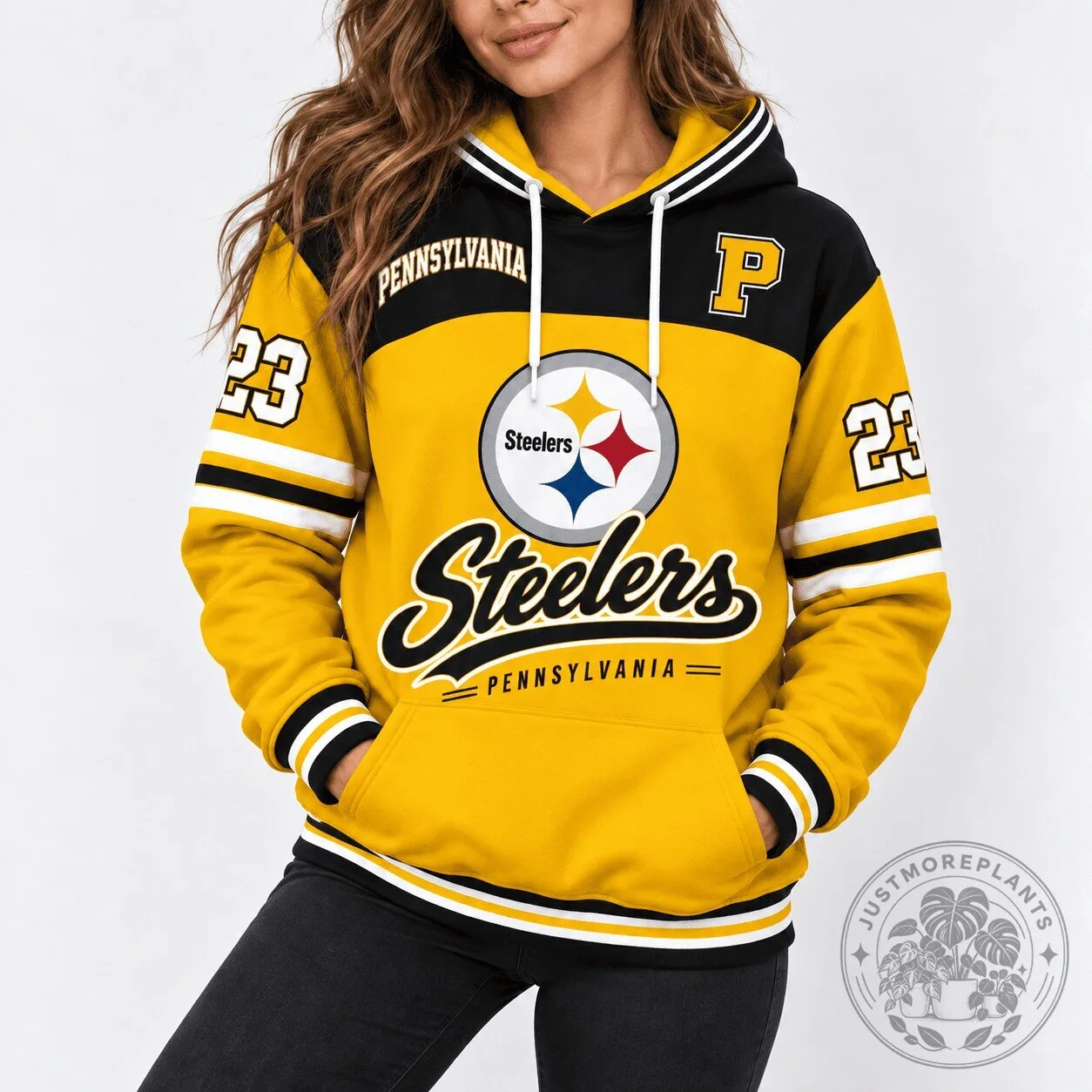 Pittsburgh Steelers National Football League Team Heritage Patchwork Pullover Hoodie