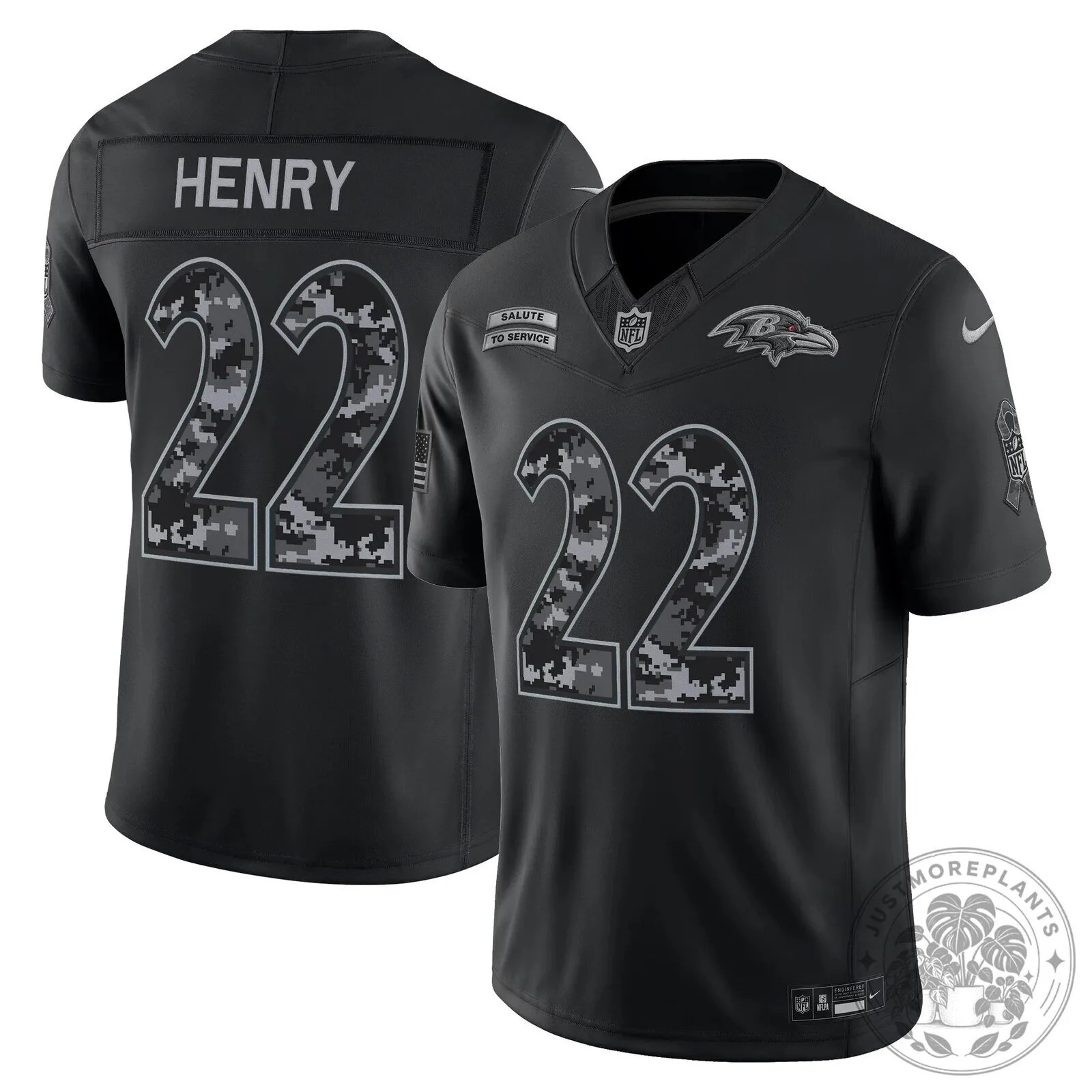 Derrick Henry Baltimore Ravens Salute To Service Football Jersey