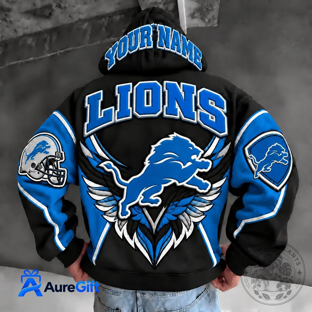 Detroit Lions NFL Christmas Kickoff Personalized Hoodie