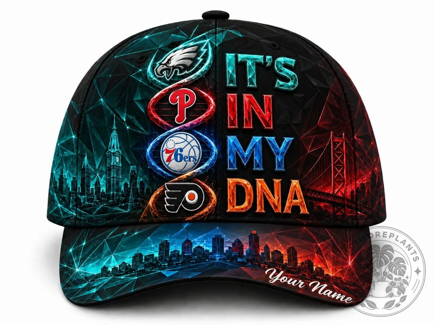 Philadelphia Sports Teams It's In My DNA Personalized Baseball Cap Hat