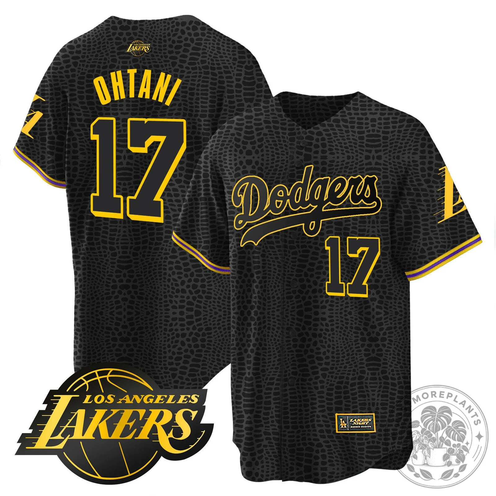 Los Angeles Dodgers Kobe Bryant Baseball Jersey Black Mamba