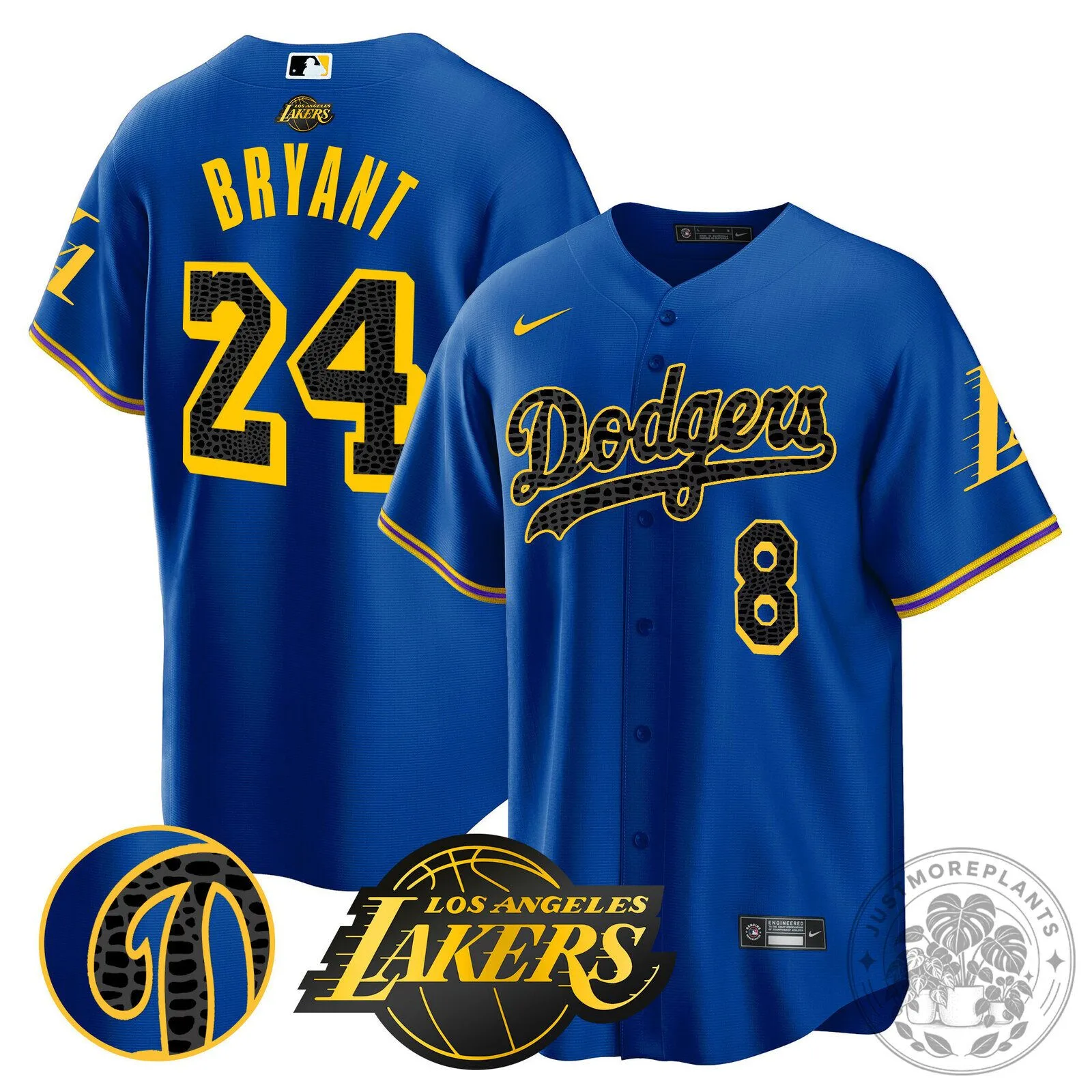 Los Angeles Dodgers Kobe Bryant Baseball Jersey Black Mamba Edition 68 Los Angeles Dodgers Kobe Bryant Baseball Jersey Black Mamba Edition