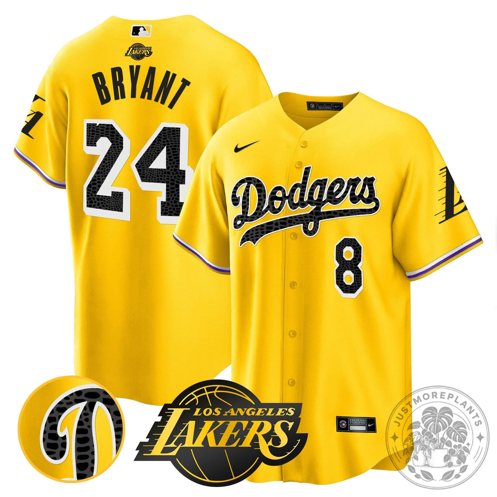 Los Angeles Dodgers Kobe Bryant Baseball Jersey Black Mamba Edition 76 Los Angeles Dodgers Kobe Bryant Baseball Jersey Black Mamba Edition