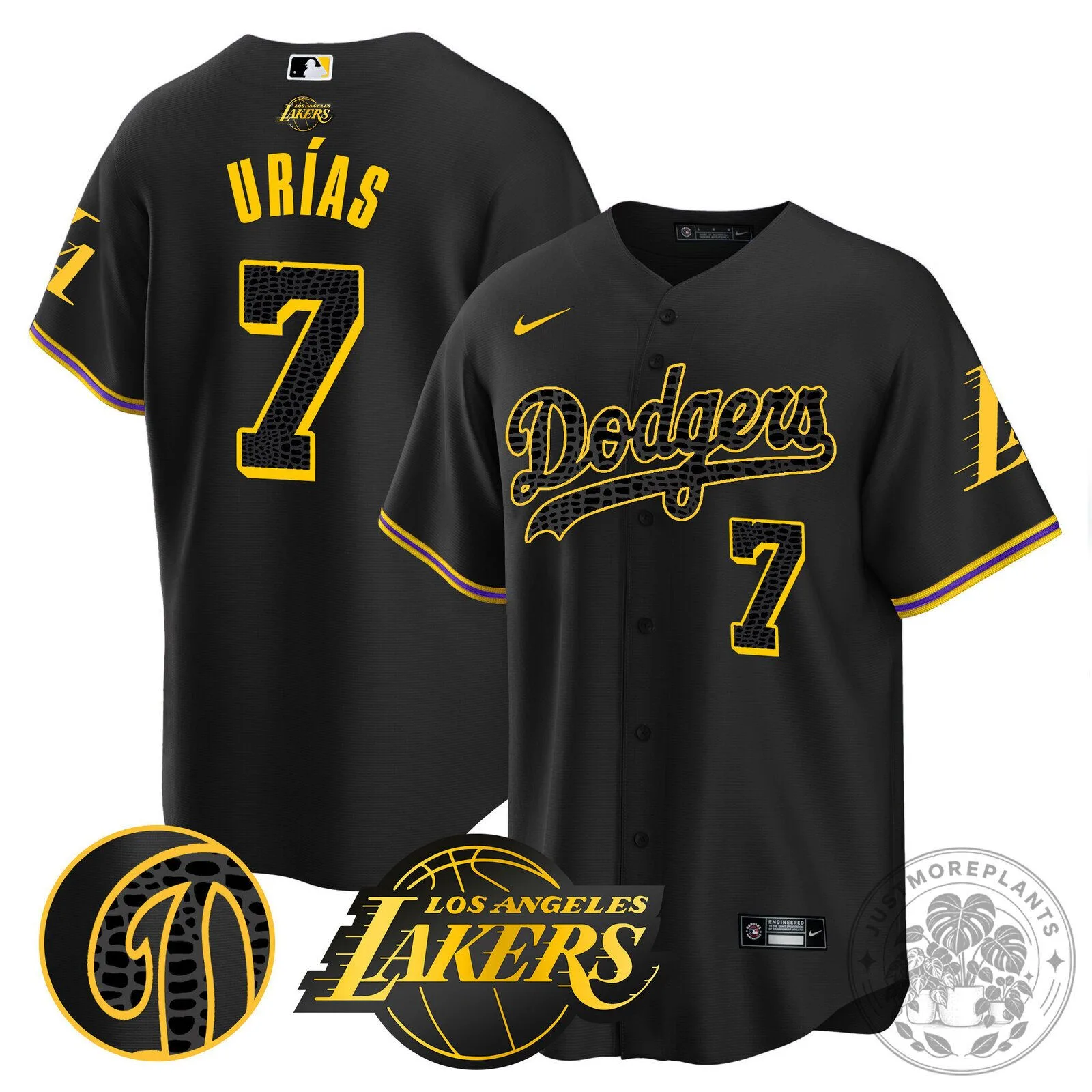 Los Angeles Dodgers Kobe Bryant Baseball Jersey Black Mamba Edition 96 Los Angeles Dodgers Kobe Bryant Baseball Jersey Black Mamba Edition