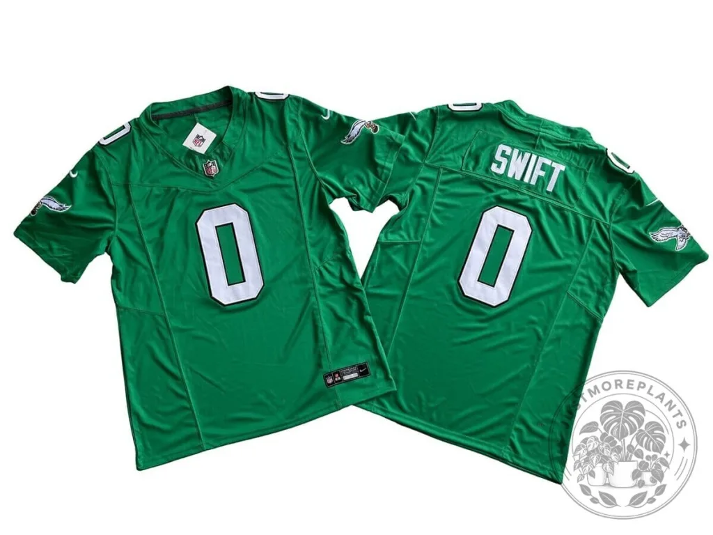 D'Andre Swift Philadelphia Eagles Kelly Green Football Jersey D'Andre Swift Philadelphia Eagles Kelly Green Football Jersey