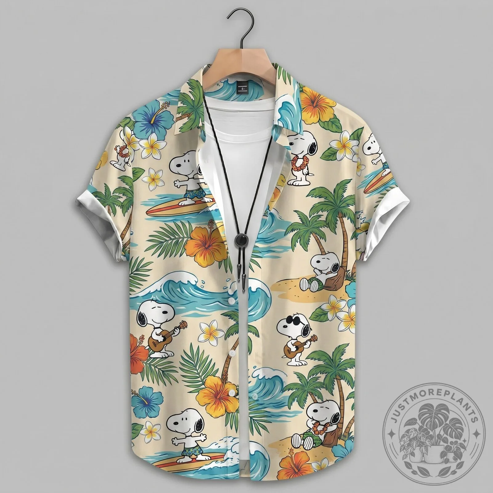 Snoopy Peanuts Tropical Beach Hawaiian Shirt