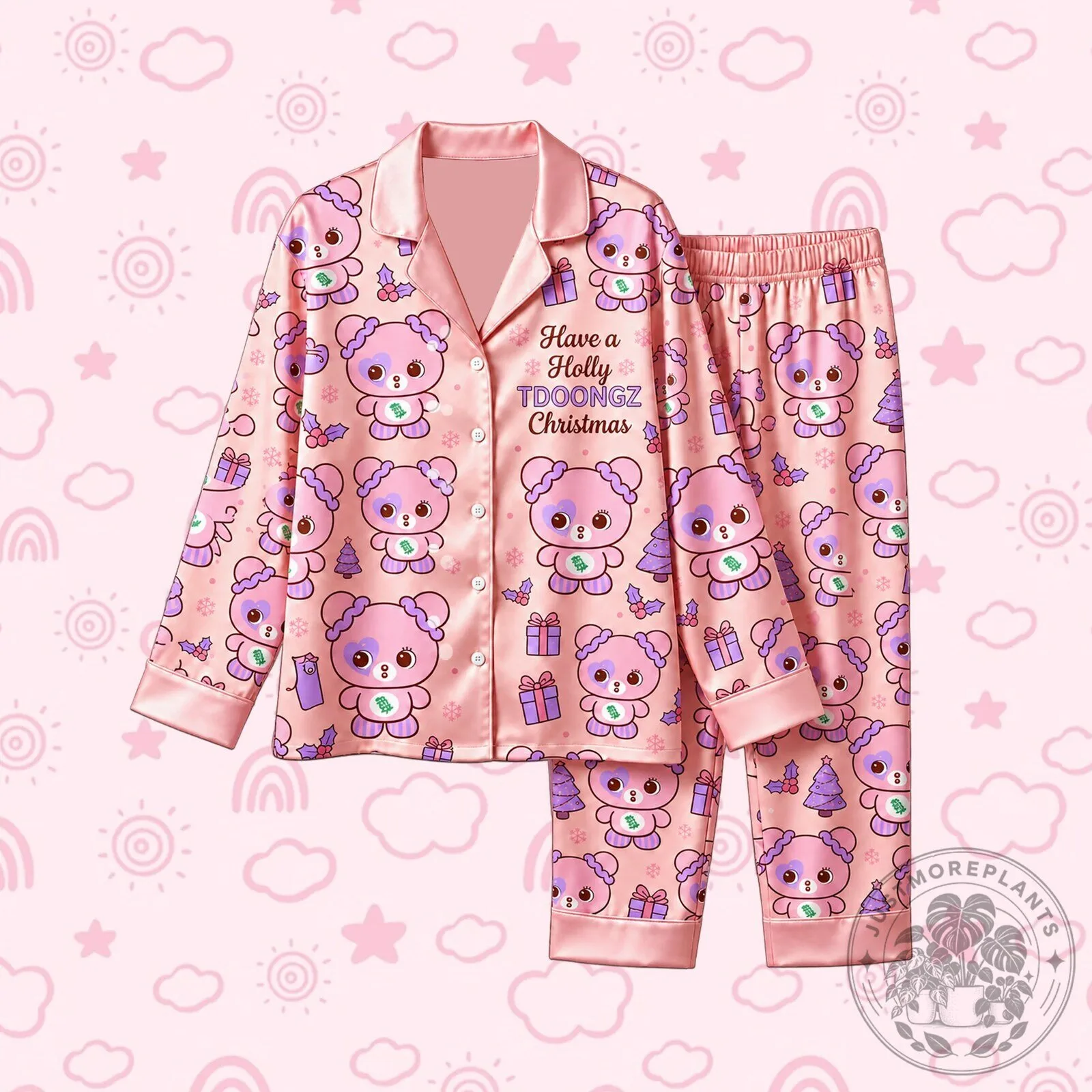 TWICE Momo Mokuring Mascot Ugly Christmas Pajama Set