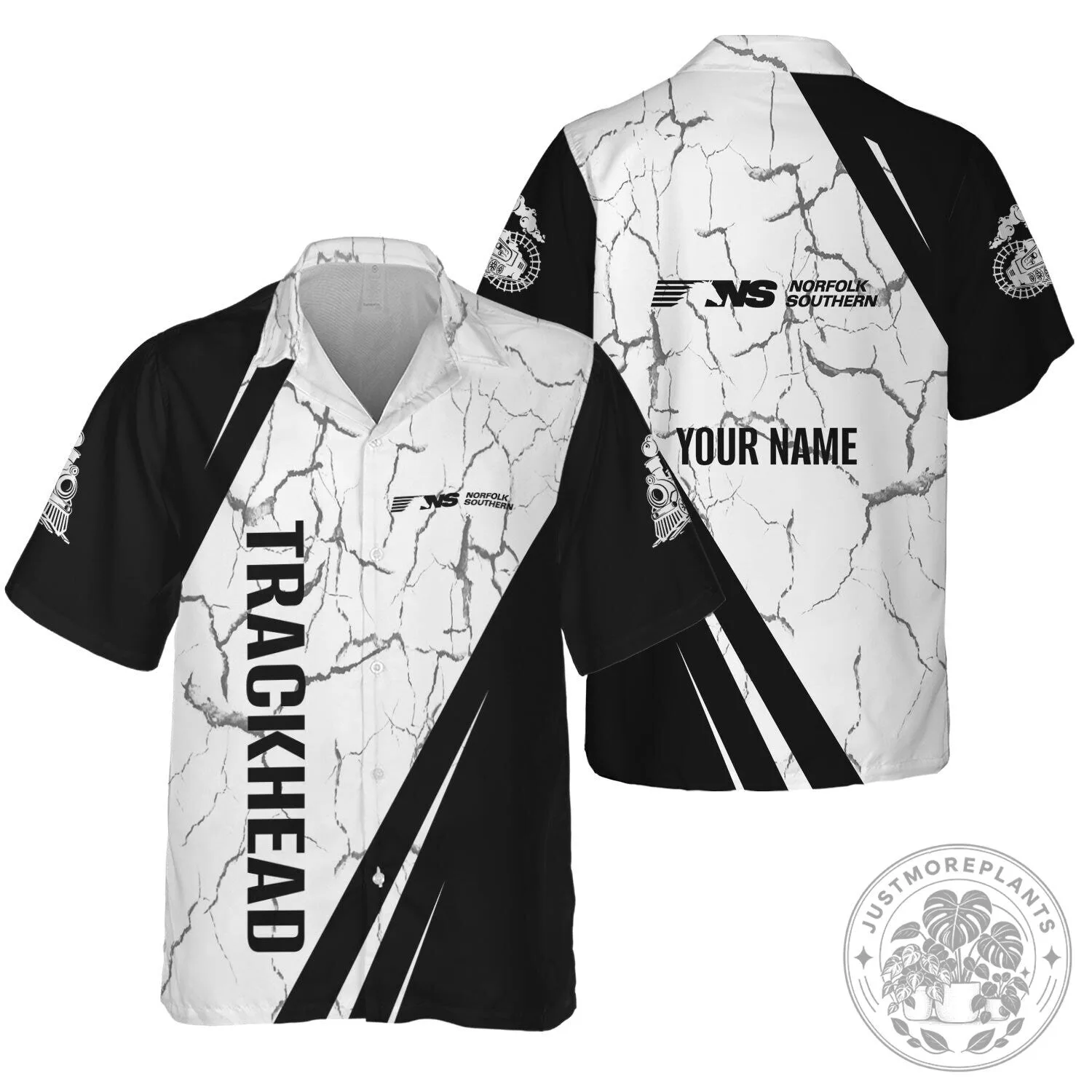 Norfolk Southern Railway Trackhead Personalized Hawaiian Shirt 1 Norfolk Southern Railway Trackhead Personalized Hawaiian Shirt