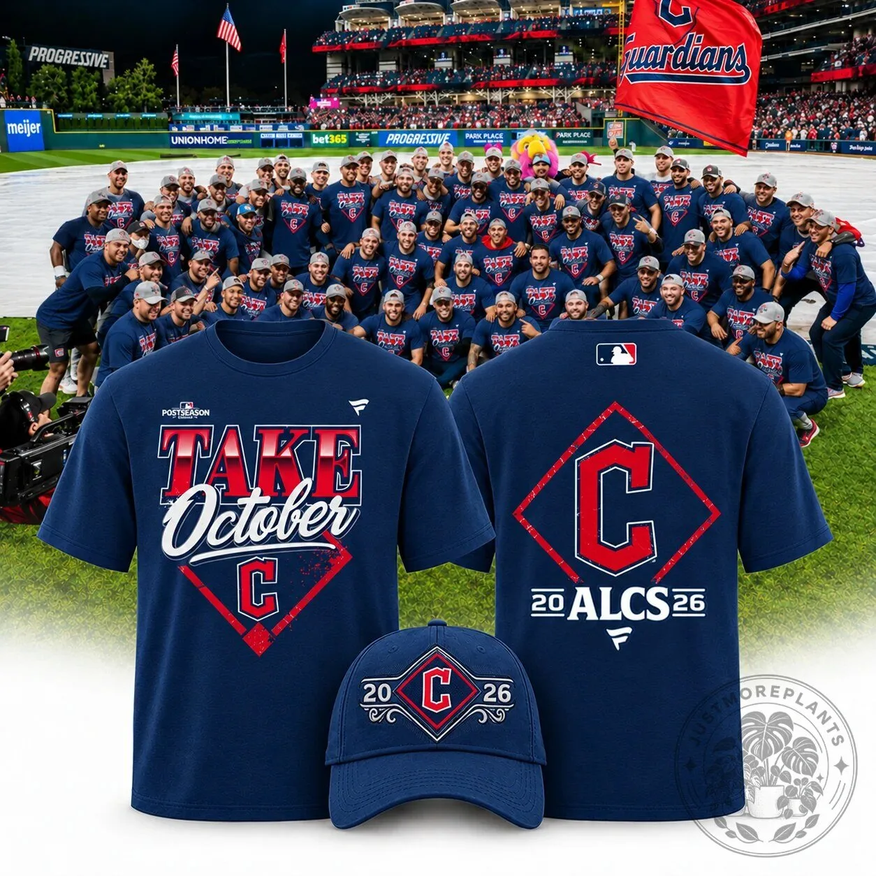 Cleveland Guardians 2026 ALCS Postseason Take October Locker Room T-Shirt