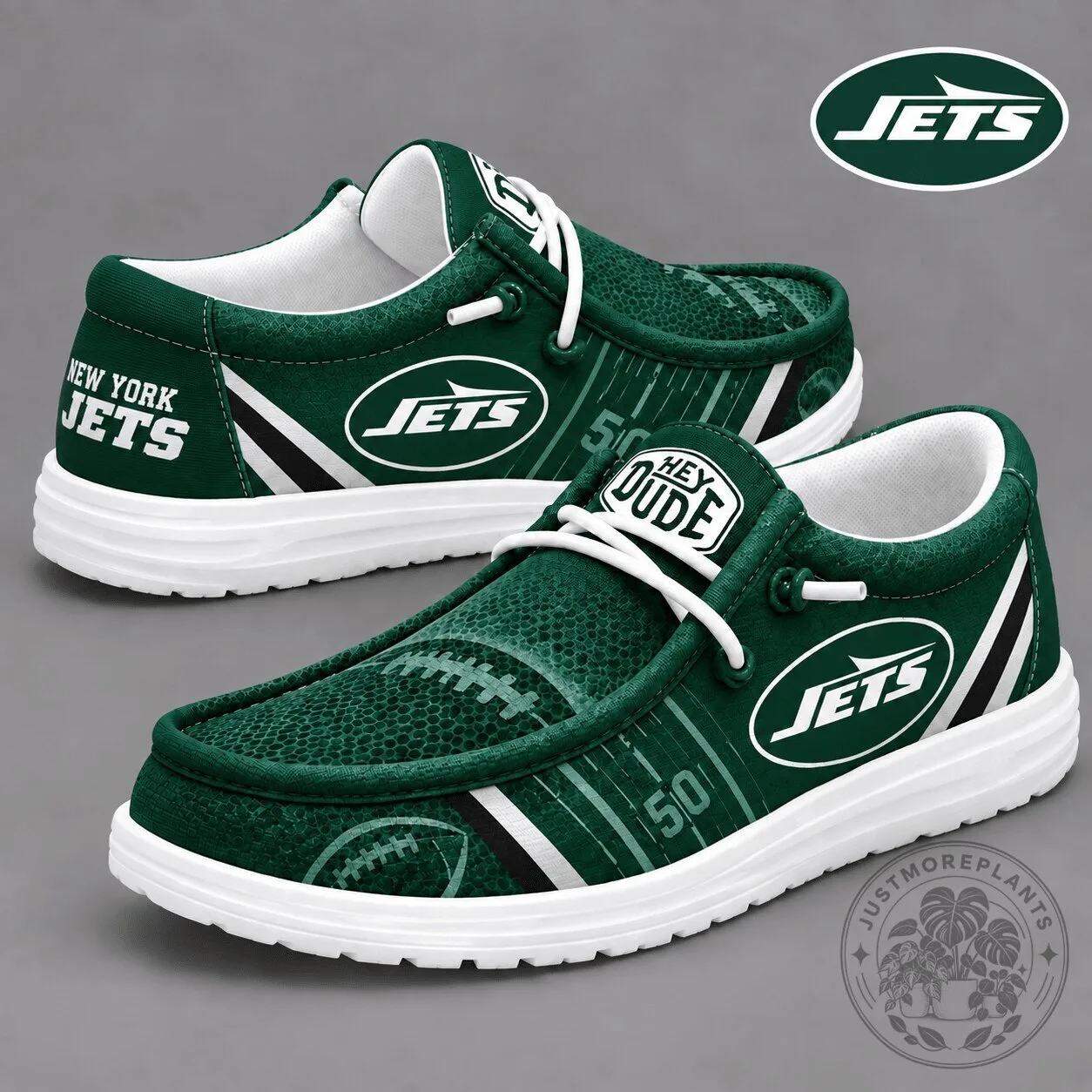 New York Jets NFL Football Team Logo Custom Design Shoes