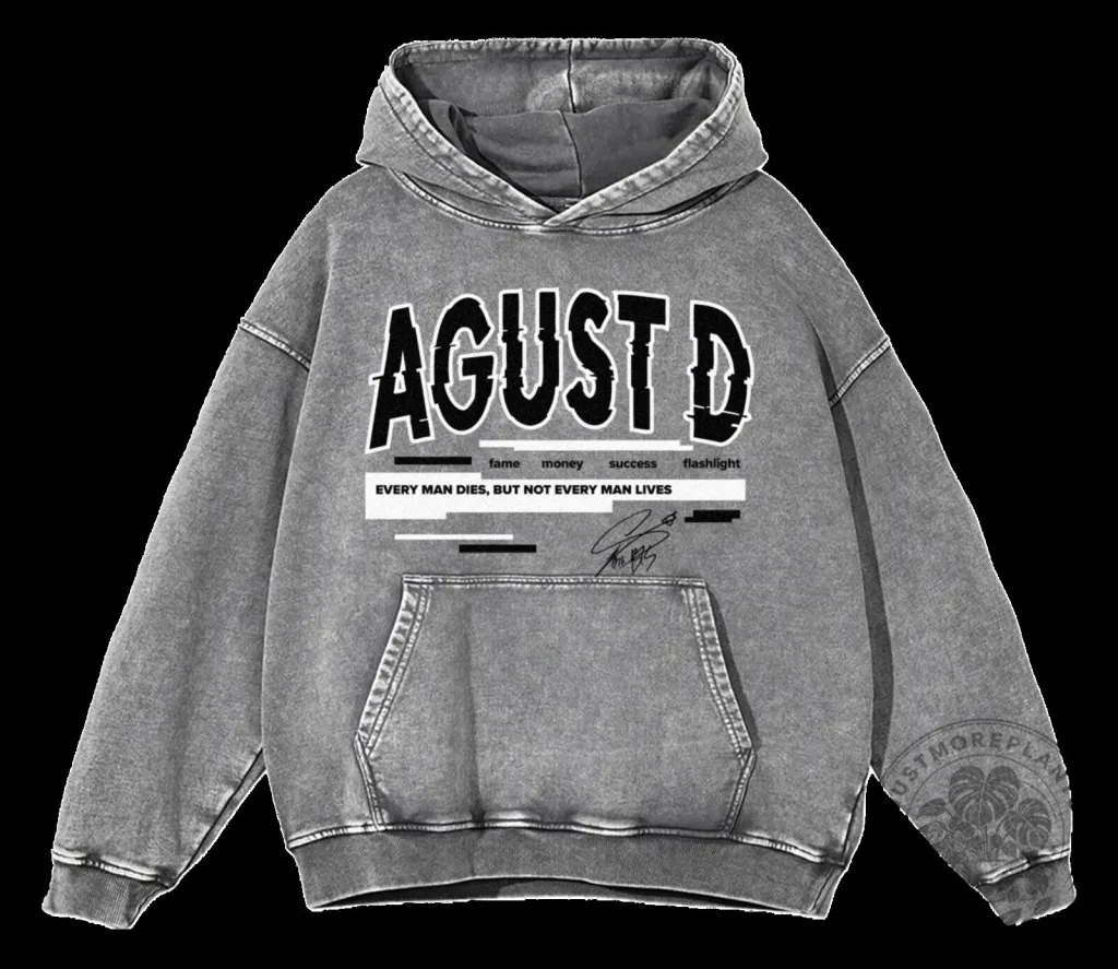 Agust D Mixtape D-2 Daechwita Vintage Washed Hoodie Agust D Mixtape D-2 Daechwita Vintage Washed Hoodie