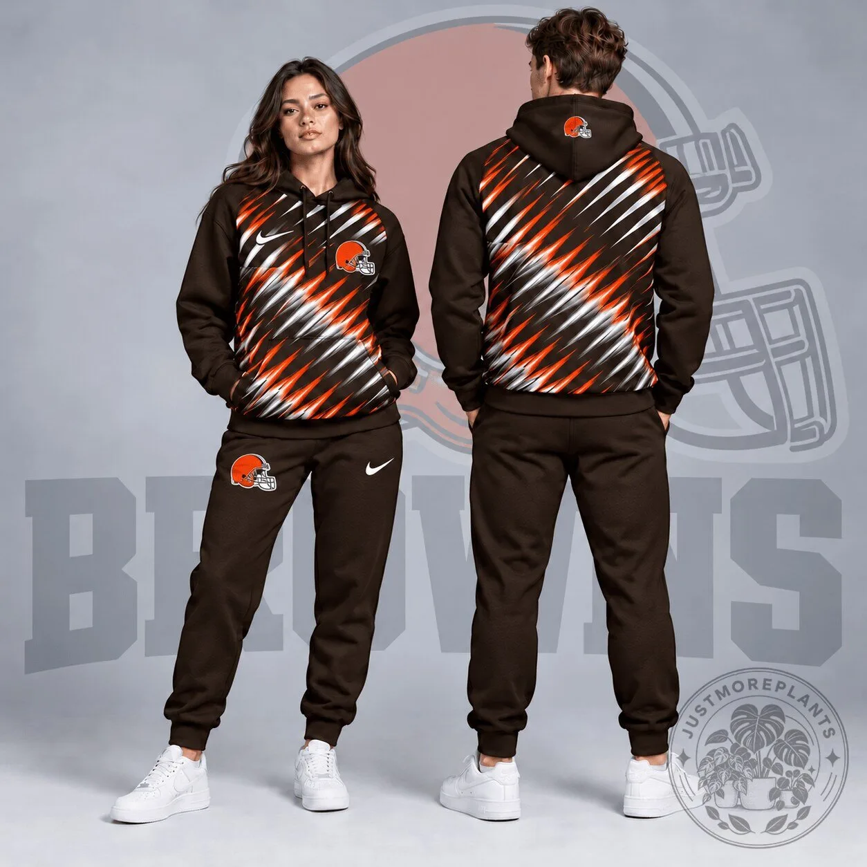 Cleveland Browns Dynamic Slash Streak Graphic Pullover Hoodie