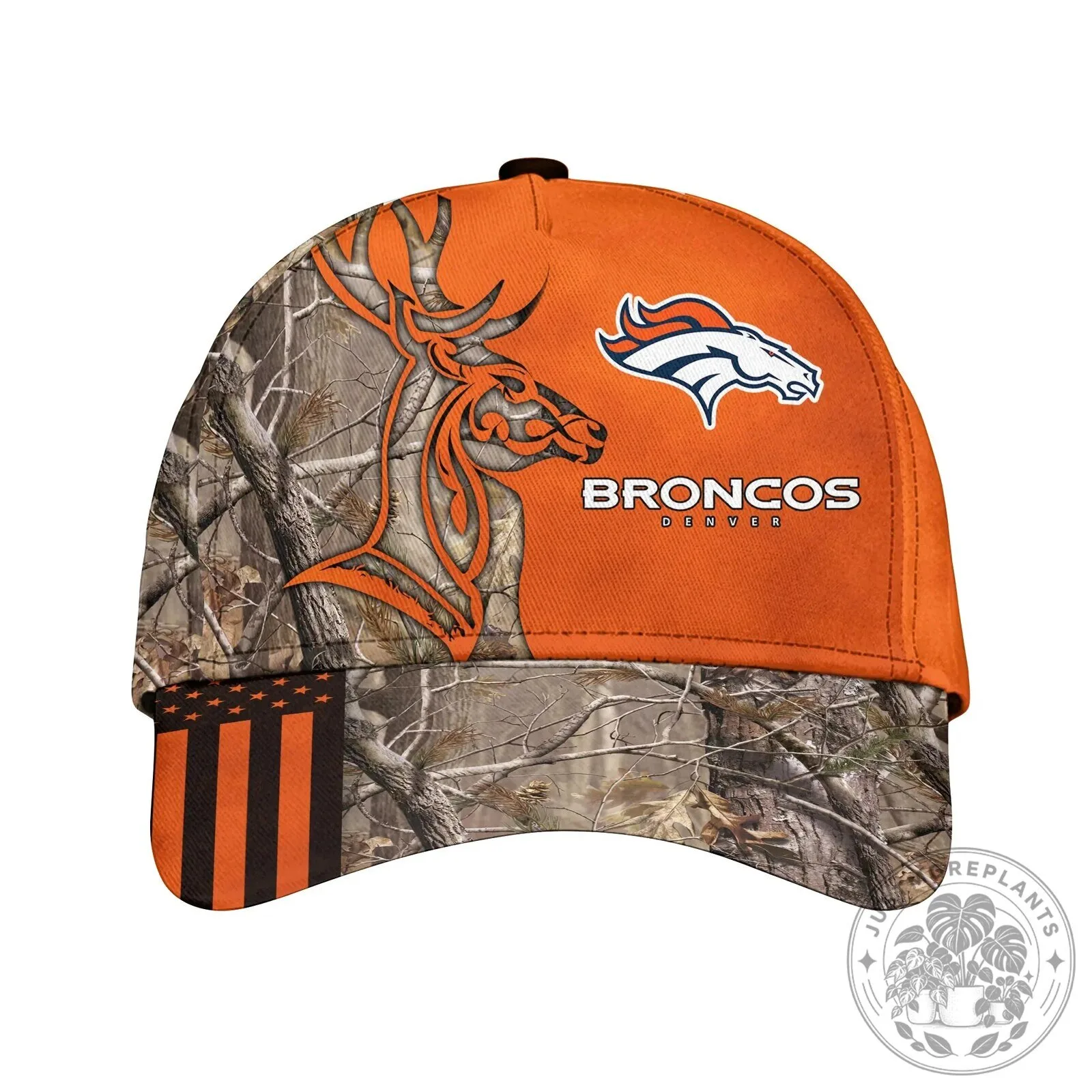 Denver Broncos Deer Hunting Camouflage Baseball Cap Hat