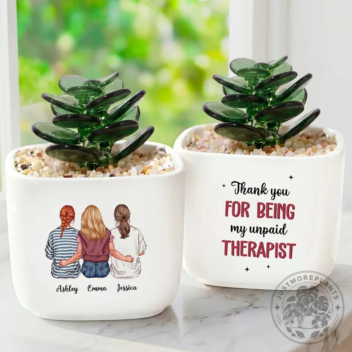 Personalized Thank You For Being My Unpaid Therapist Ceramic Planter Pot 5 Personalized Thank You For Being My Unpaid Therapist Ceramic Planter Pot