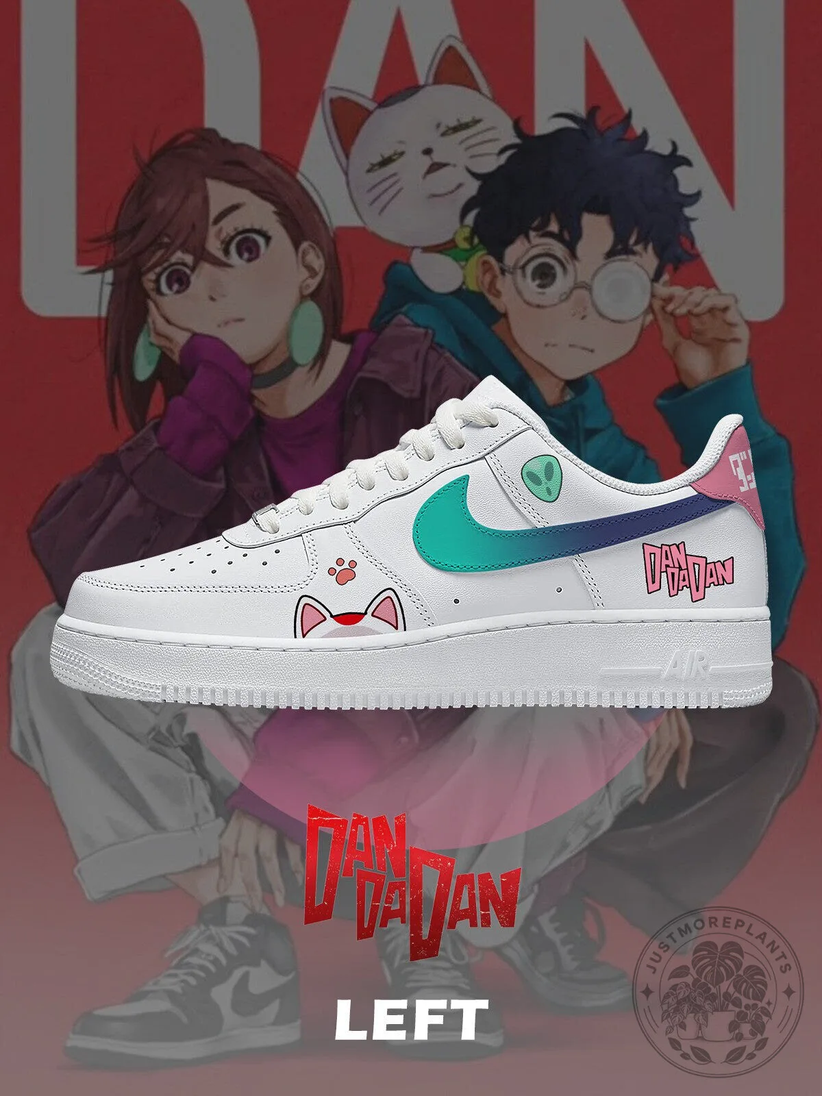 Dan Da Dan Momo and Okarun Anime Manga Custom Sneakers 8 Dan Da Dan Momo and Okarun Anime Manga Custom Sneakers