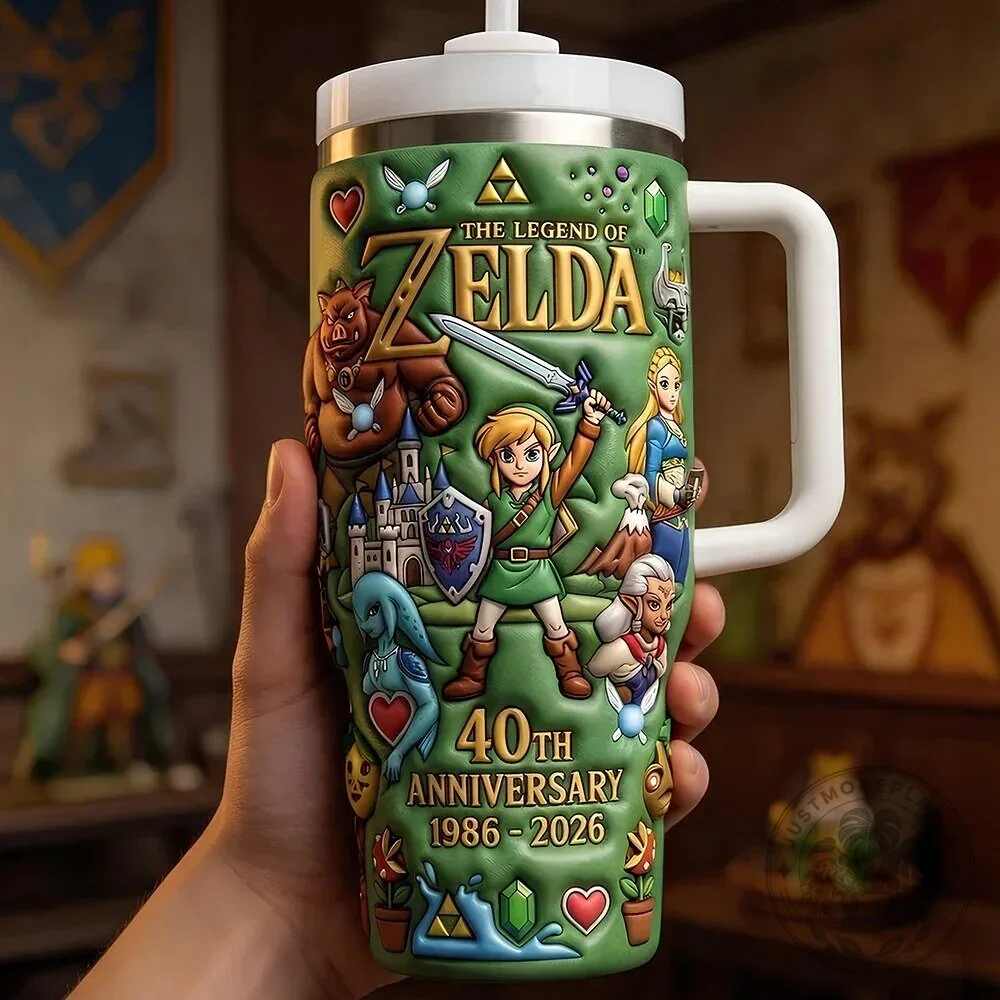 The Legend of Zelda 40th Anniversary Insulated Stainless Steel Tumbler
