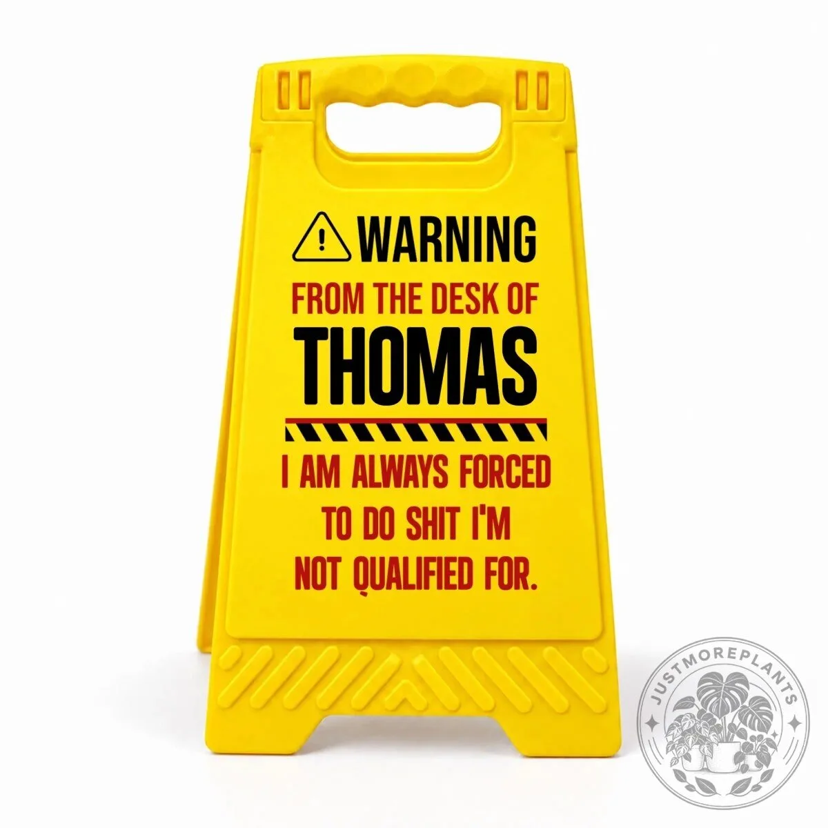 Personalized Desk Warning Sign Funny Office Gag Gift for Coworker 20 Personalized Desk Warning Sign Funny Office Gag Gift for Coworker