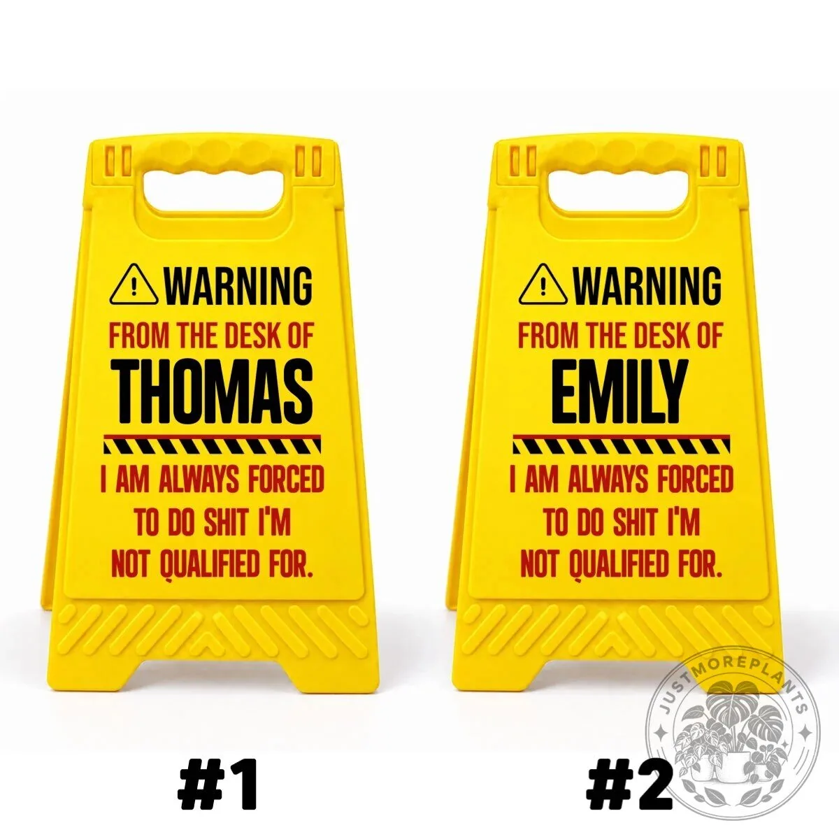 Personalized Desk Warning Sign Funny Office Gag Gift for Coworker 21 Personalized Desk Warning Sign Funny Office Gag Gift for Coworker