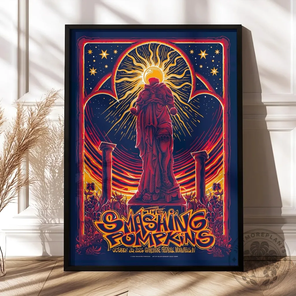 The Smashing Pumpkins The Rats In A Cage Tour Indianapolis 2026 Concert Poster The Smashing Pumpkins The Rats In A Cage Tour Indianapolis 2026 Concert Poster