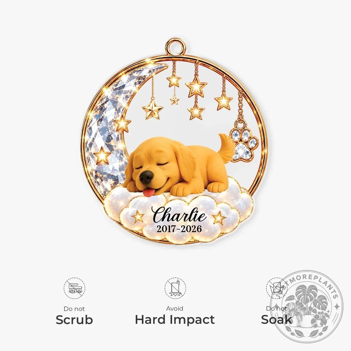 Personalized Sleeping Puppy Dog Memorial Christmas Tree Ornament 14 Personalized Sleeping Puppy Dog Memorial Christmas Tree Ornament
