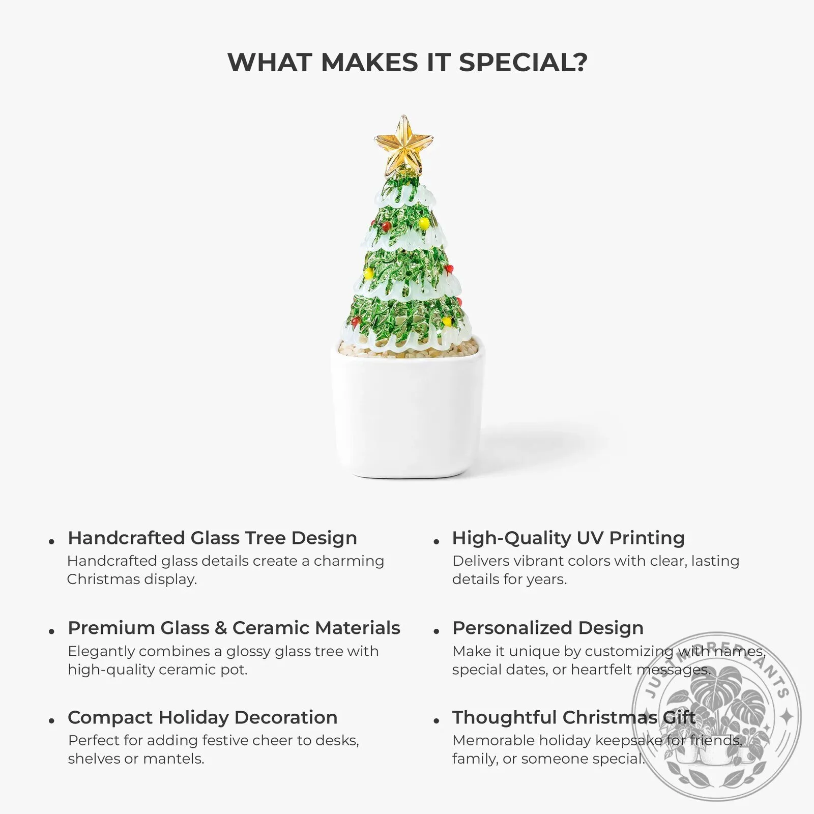 Customizable Glass Potted Christmas Tree Ornament for Your Closest Friends 11 Customizable Glass Potted Christmas Tree Ornament for Your Closest Friends