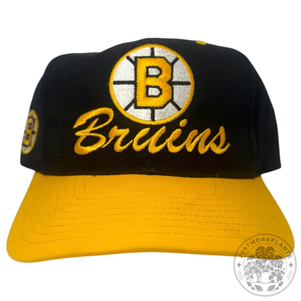 Boston Bruins Vintage Black and Gold Snapback Cap Hat Boston Bruins Vintage Black and Gold Snapback Cap Hat